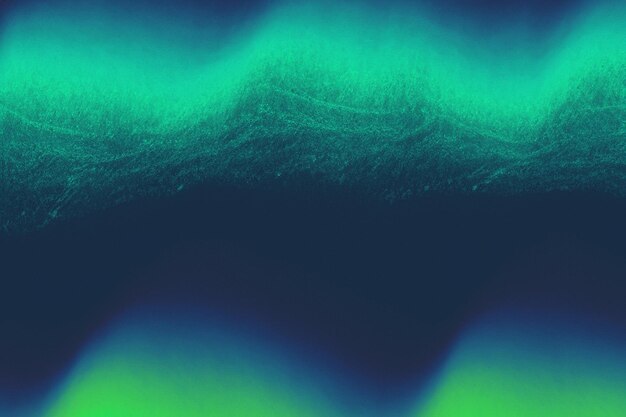 Zwarte blauwe groene golf een unieke mengeling van kleuren vibes en glitch lege ruimte digitale korrelige geluid grung