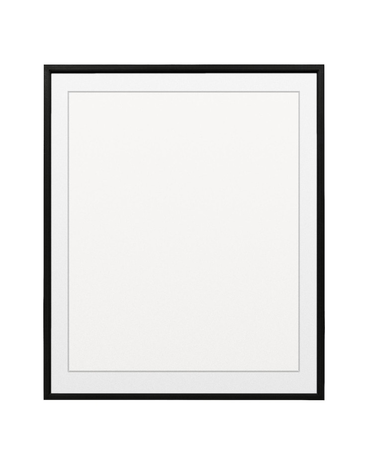 Foto zwarte fotoram png sticker doorzichtige achtergrond