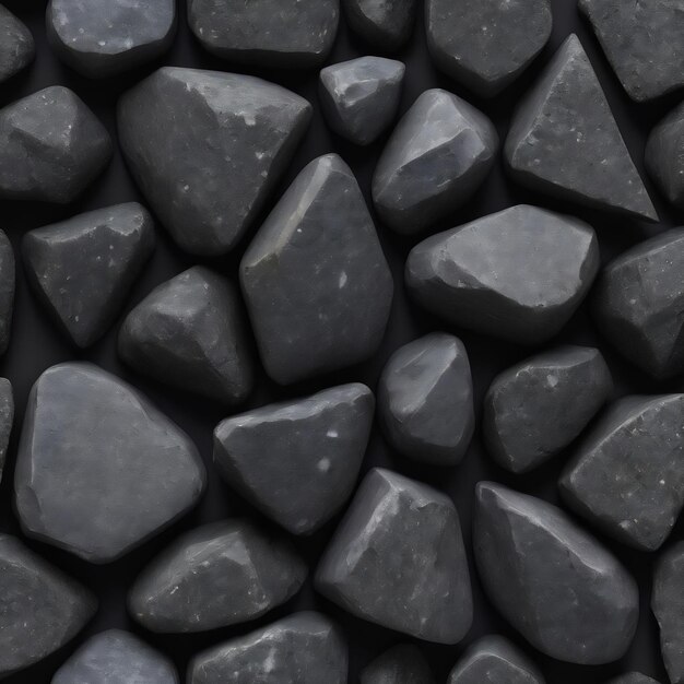 Zwarte grijze donkere stenen achtergrond 3d-rendering