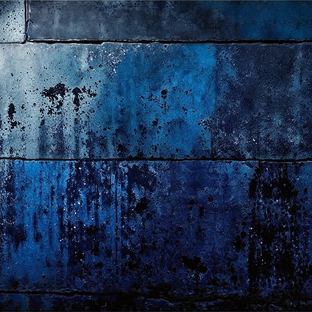 Zwarte grungy donkerblauwe textuur cement betonnen muur abstracte achtergrond