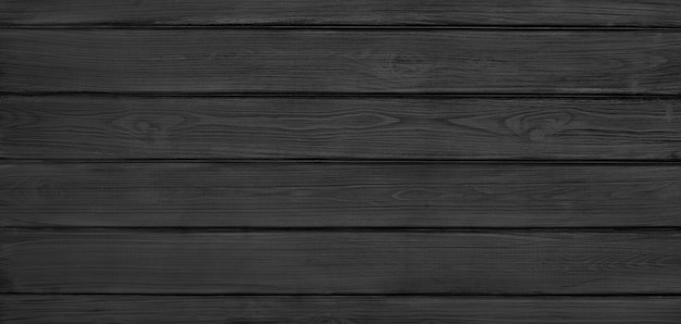 Zwarte houten plank brede textuur. Donkere houten plank achtergrond