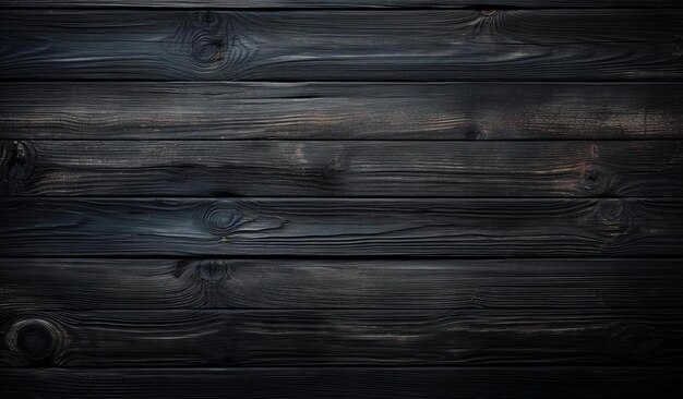 Zwarte houten plankenachtergrond