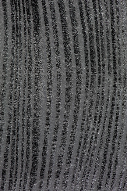 Zwarte houtstructuur close-up fotografie houtpatroon geschilderd met zwarte verf macrofotografie