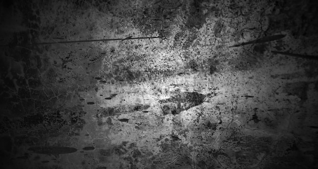 Zwarte muur eng voor achtergrond donkere muur halloween achtergrond concept horror concrete textuur