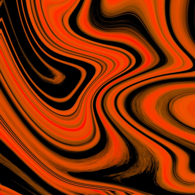 Zwarte oranje verf abstracte achtergrond