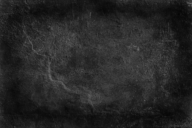 zwarte oude muur gebarsten betonnen achtergrond / abstracte zwarte textuur, vintage oude achtergrond