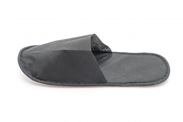 zwarte slipper schoenen