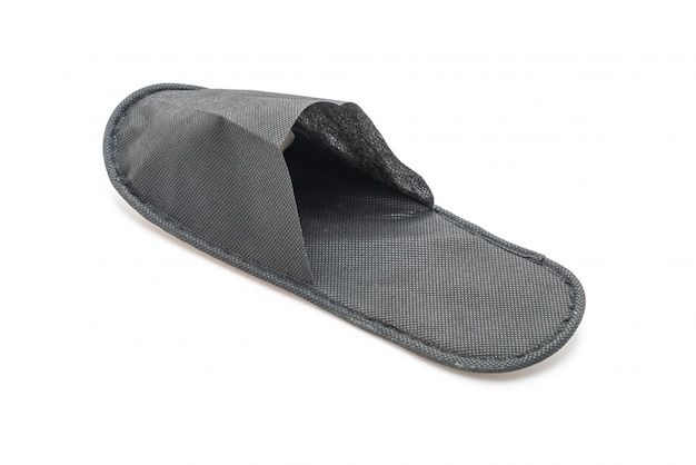 zwarte slipper schoenen