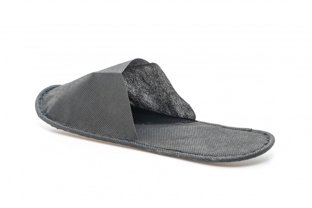 zwarte slipper schoenen