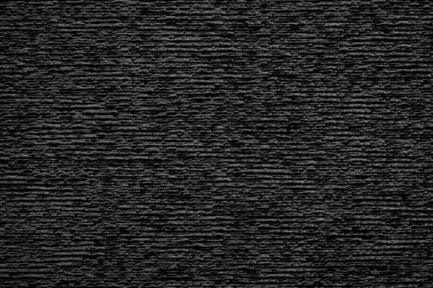 Zwarte stof textuur achtergrond. Detail van canvas textiel materiaal.
