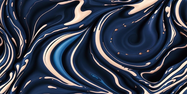 Zwarte vloeibare marmering verf textuur achtergrond vloeistof schilderij abstracte textuur intensieve kleurenmix