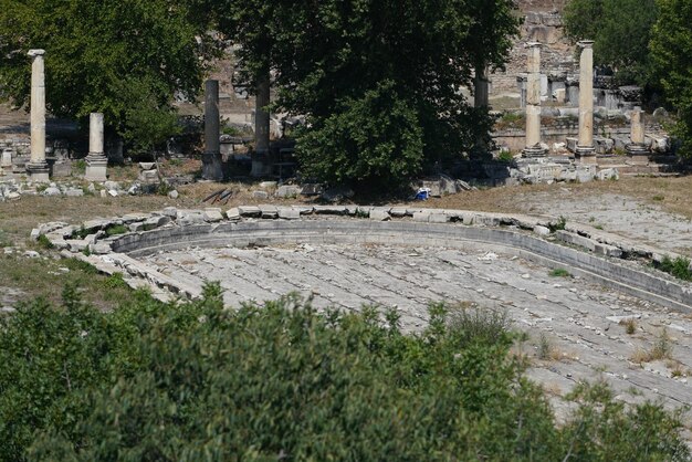 Zwembad in de oude stad Aphrodisias in Aydin Turkiye