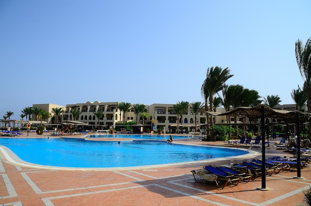 Zwembad in het hotel in Egypte vakanties