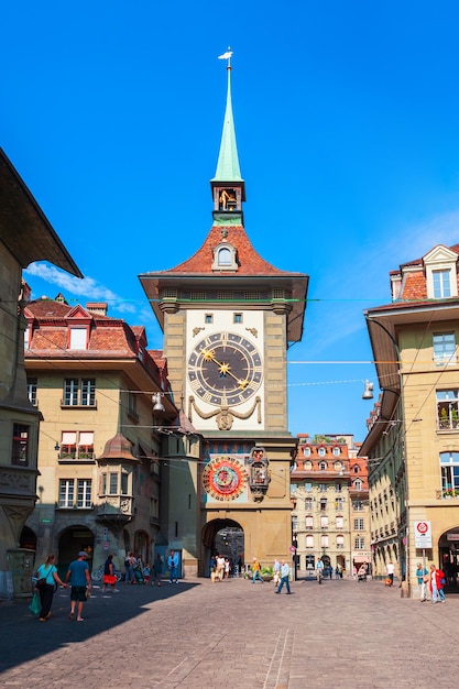 Zytglogge tower in bern switzerland