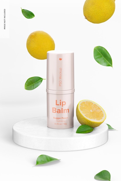0.35 oz Lip Balm Mockup