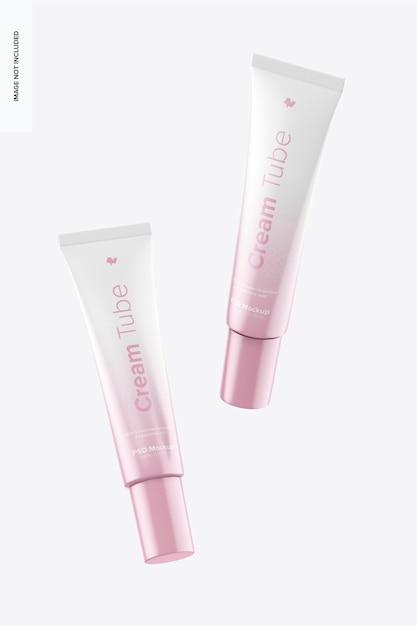 0.5 Oz Tube Mockup, Floating