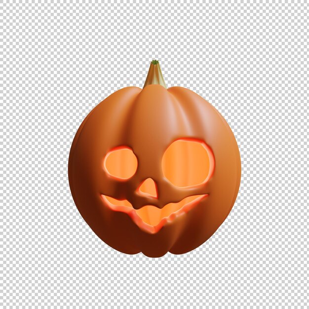 02 Element renderowania 3D dyni Halloween