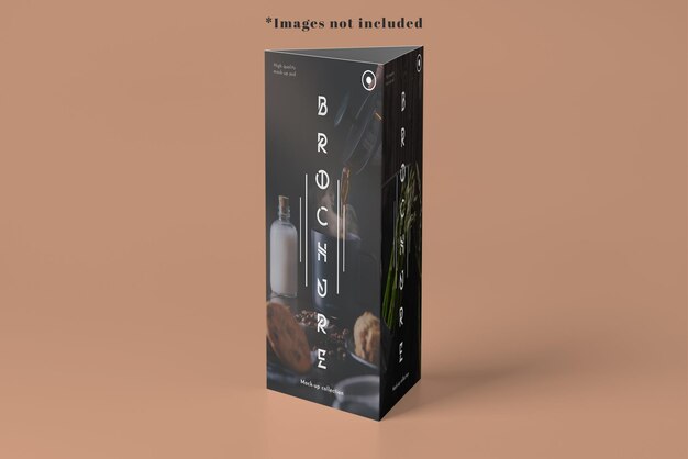 02_triangle square brochure stand mockup