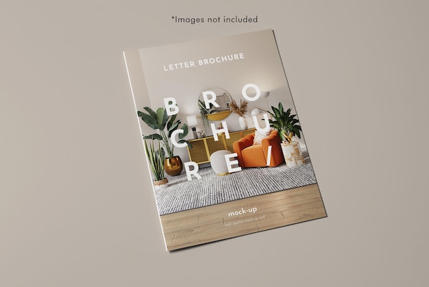 03_letter Brochure Mockup 2 문자 브로셔 모형