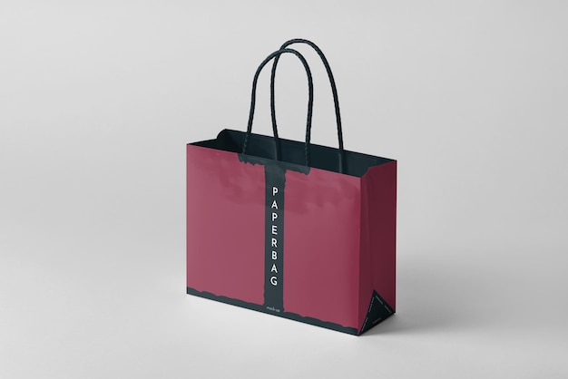 PSD 03_mockup del sacchetto di carta 2_bag