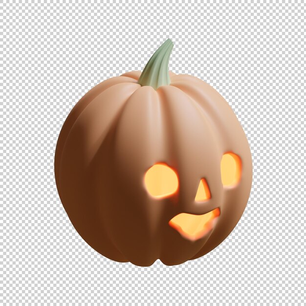 05 Element renderowania 3D dyni Halloween