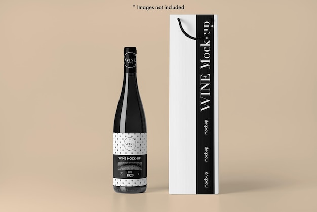 07_wine bag and bottle mock-up 2