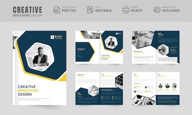 08 pages brochure template