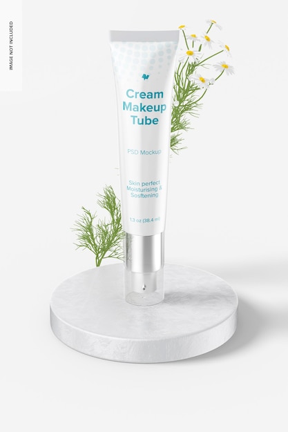 1.3 oz Cream Tube Mockup