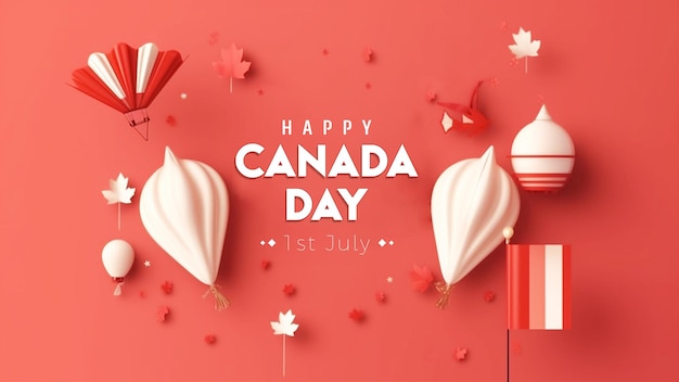 PSD 1 lipca tło happy canada day