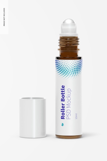 PSD 10 ml roller bottle mockup