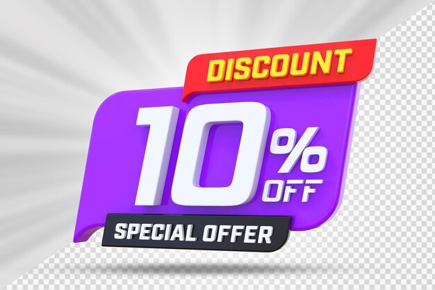 PSD 10 percent discount special offer