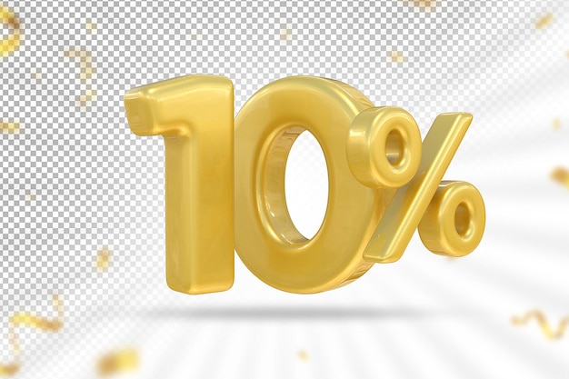 3Dで10％のゴールドオファー