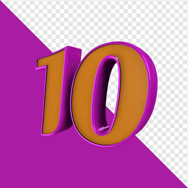 10 rosa 3d