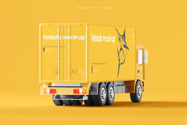 10 wheeler truck mockup