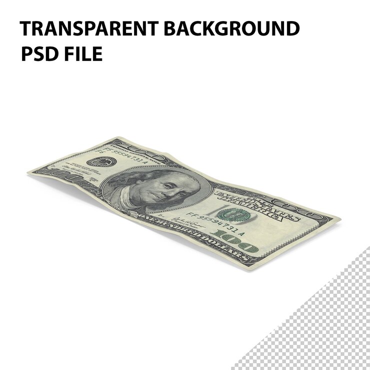 PSD 100 bill png