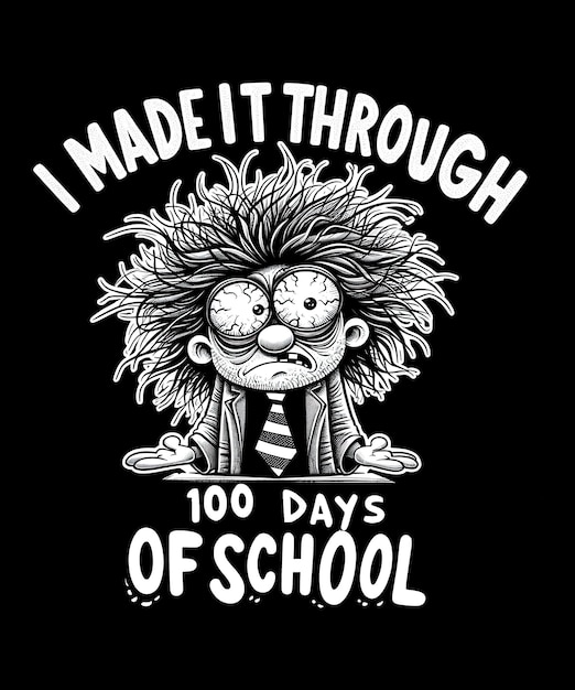 100 days of schoolは子供たちの100日目の校舎コスチュームをデザインしたものです