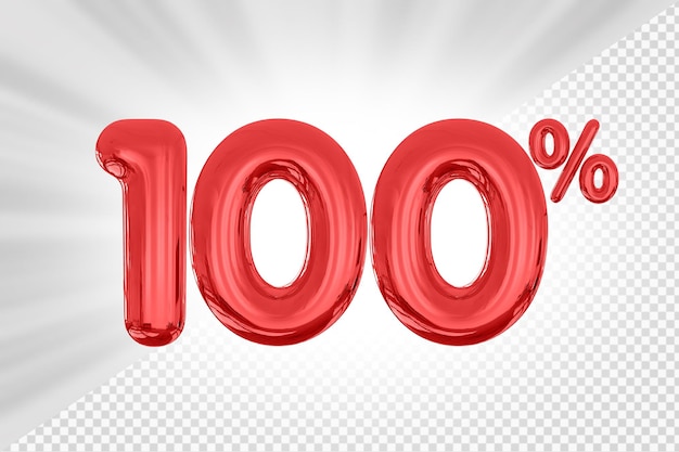 100 percent red offer in 3d