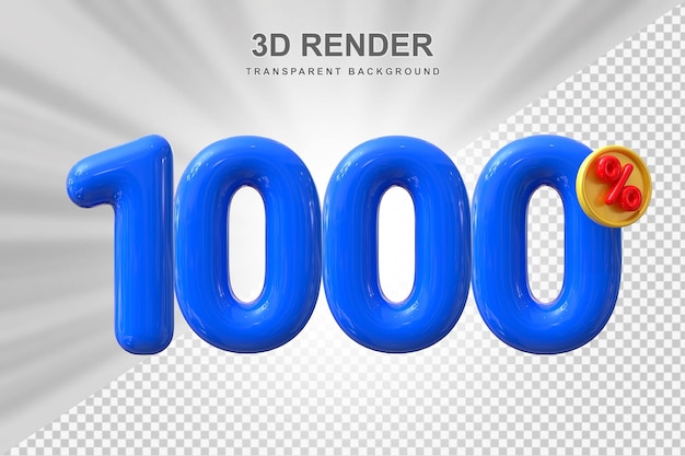 PSD 1000% 할인 판매 3d