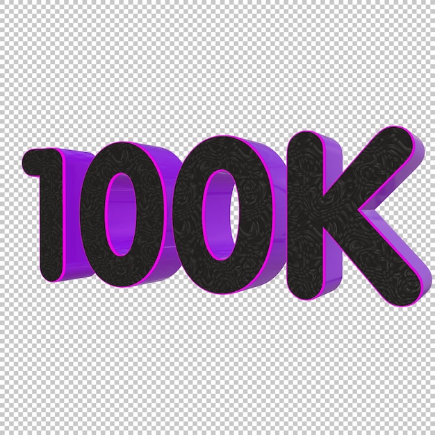 PSD 100k procent renderowania 3d