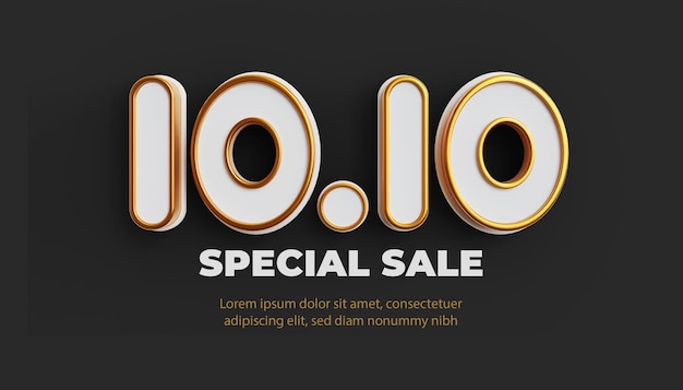 PSD 1010 special sale promotion banner