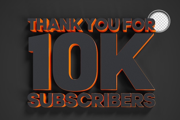 10k Subscriber Celebration Png Przezroczyste Tło