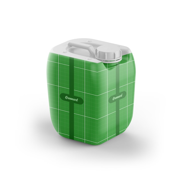 PSD 10l hdpe jerry can mockup