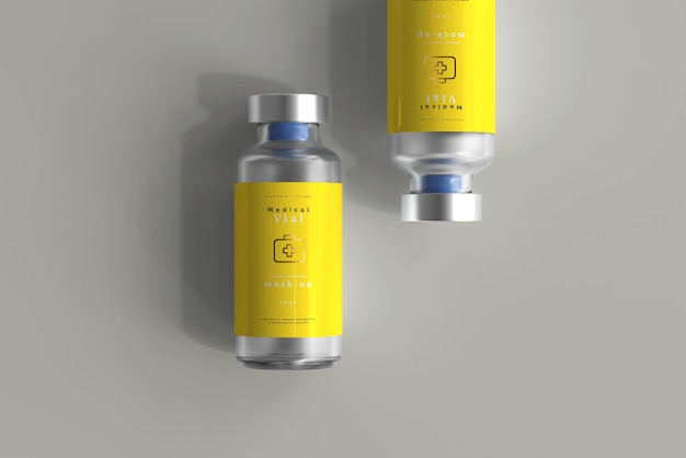 10ml Vial Bottle Mock Up