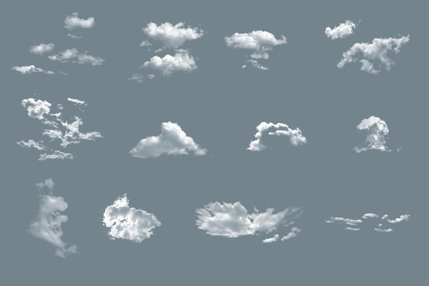 12 transparent 1500px cloud psd