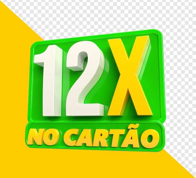 12 twelve times on the 3d seal card in portuguese