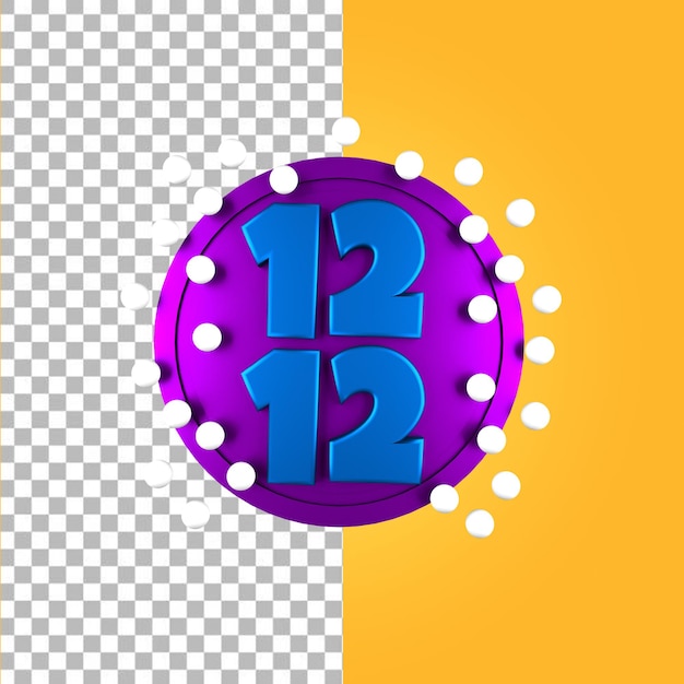 1212 Sale 3D Icon