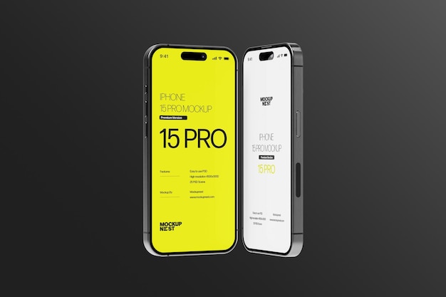 PSD 15 mockup telefonu pro