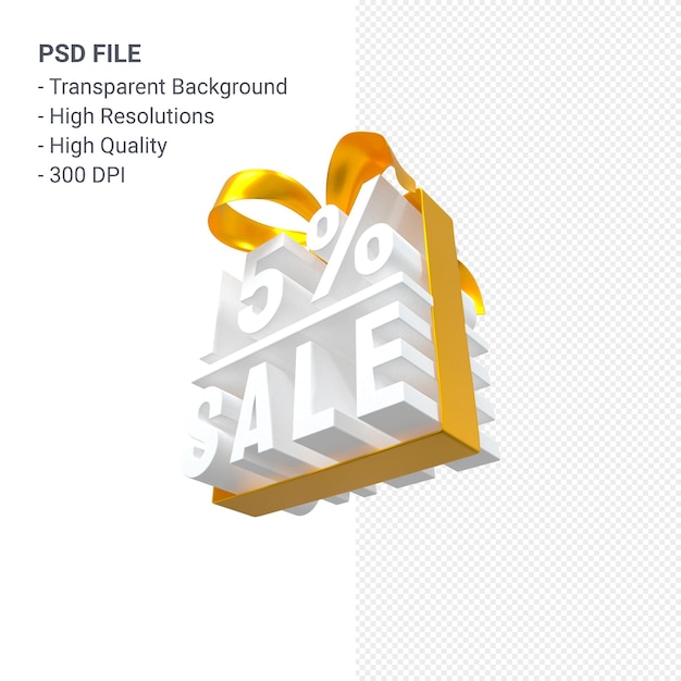 활과 리본 3d 디자인 절연 15 % 판매