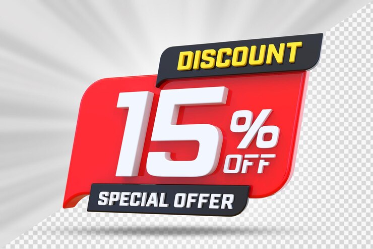 PSD 15percent discount special offer