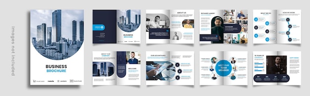 PSD 16 pages company profile brochure